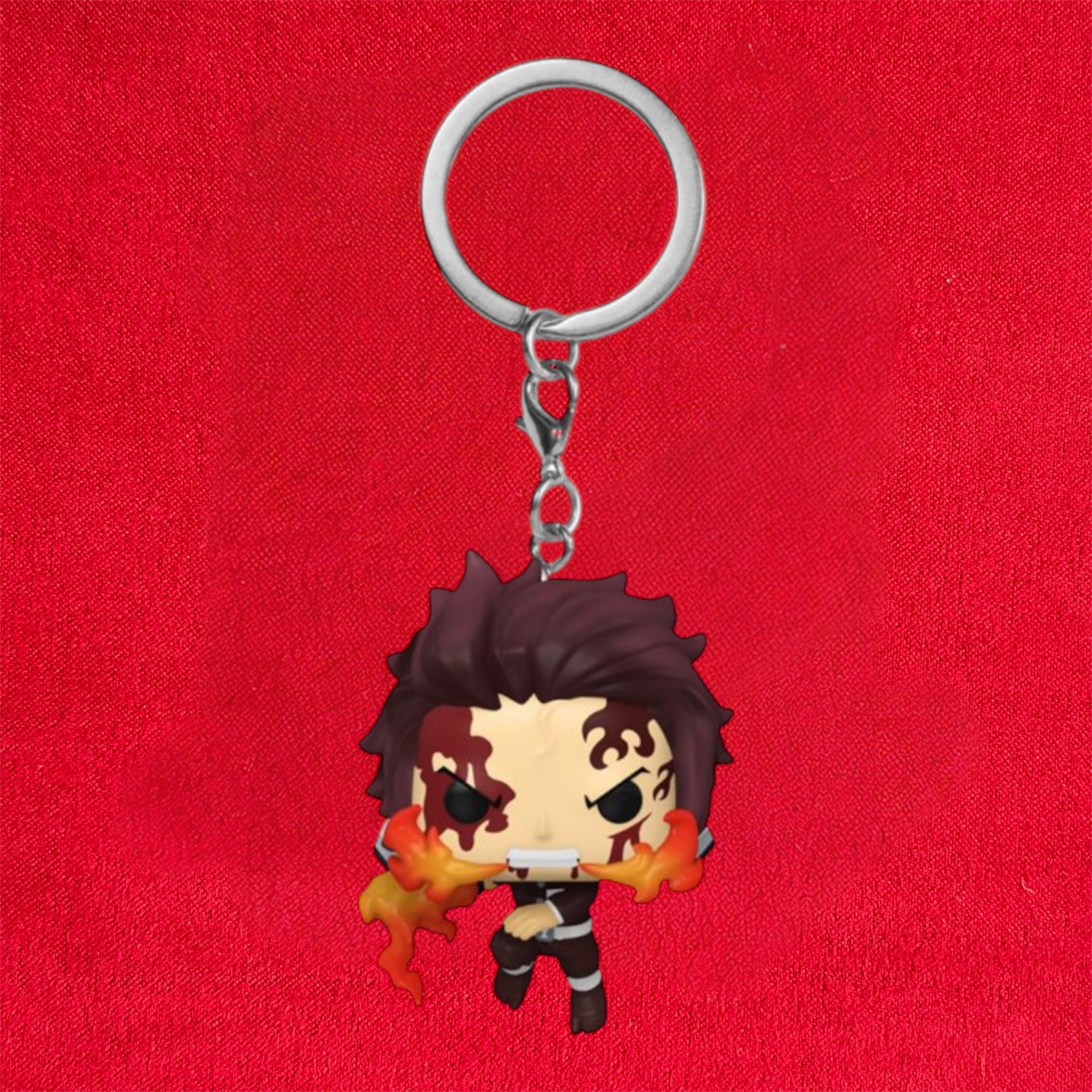 Portachiavi Demon Slayer: Kimetsu no Yaiba POP! Vinyl Keychains 4 cm Tanjiro (Dancing Flash)