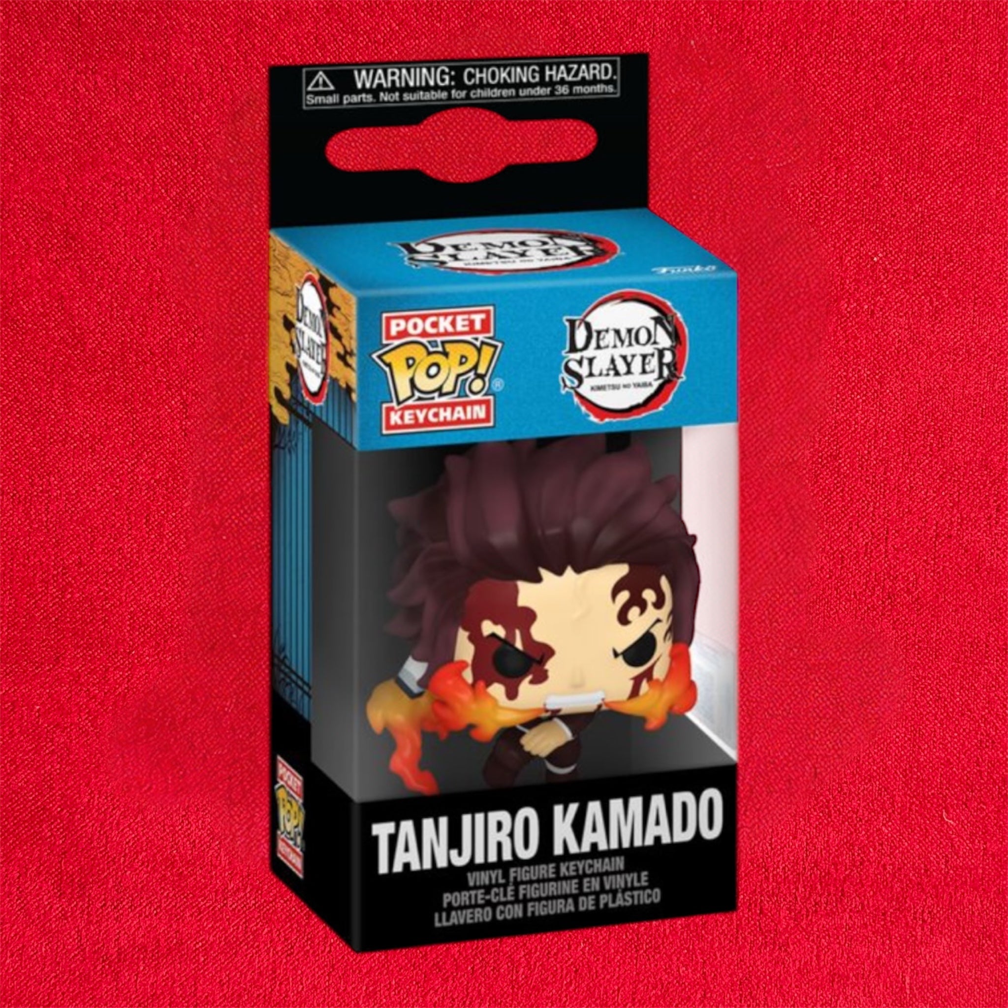 Portachiavi Demon Slayer: Kimetsu no Yaiba POP! Vinyl Keychains 4 cm Tanjiro (Dancing Flash)